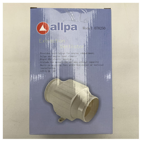 Allpa Moteur Room Ventilator blanc 12V | 207 M3 / H - 078250