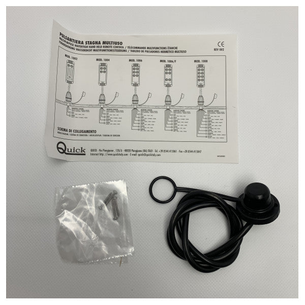 Бърз 1002 кабелен дистанционен контролер на лебедката нагоре-надолу