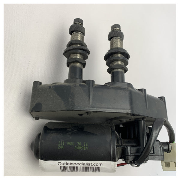 Doga 111 MAR 24V ワイパーモーターブラック 50度 - 111.9601.3B.16