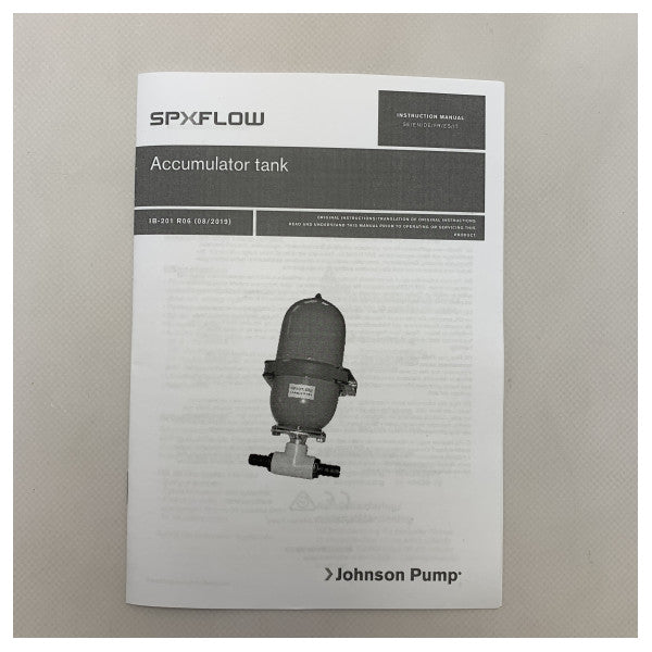 Johnson 09-46839-02 Akkumulator tank rød 2l