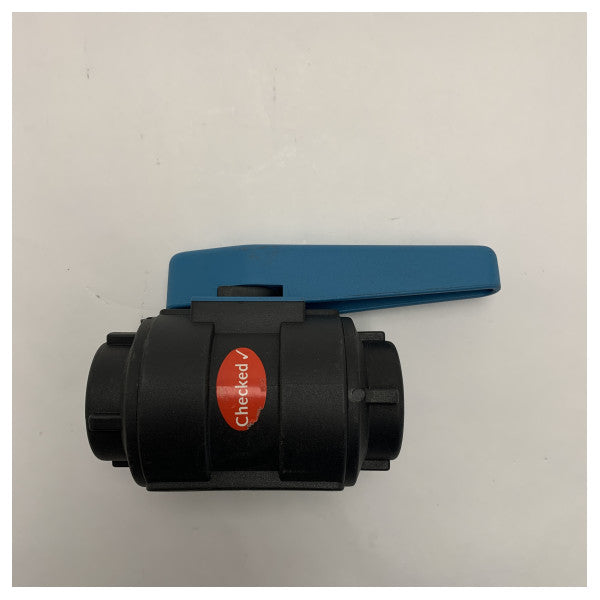 Trudesign 1-BSP 1-инчов черен пластмасов сферичен кран