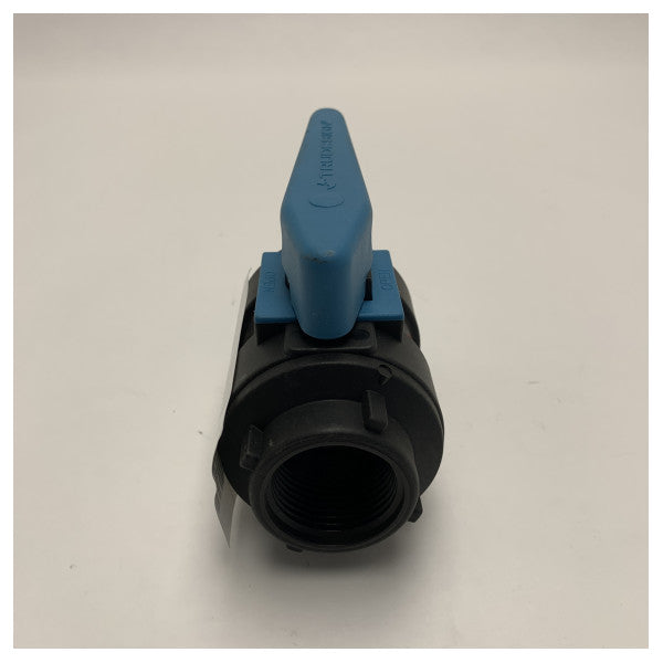 Trudesign 1-BSP 1-инчов черен пластмасов сферичен кран