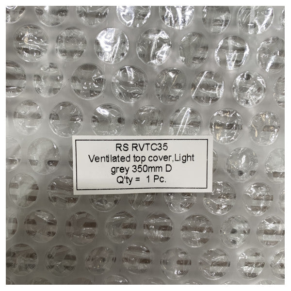 RS PRO Ventilated Steel Top Cover for 19" Chassis - Proteção durável para o sector marítimo e industrial