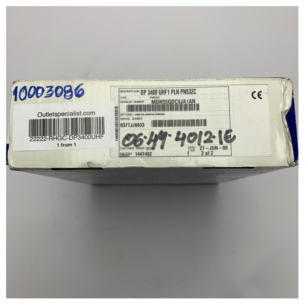 Motorola DP3400 UHF håndholdt profesjonell radio