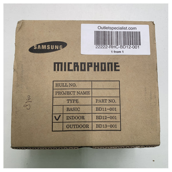 Samsung Marine-Grade Indoor Microphone BD12-001 ��� Durable, Compact Design for Shipboard Communication