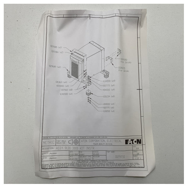 Kit d'installation d'Eaton 9130 3 KVA - 1029427