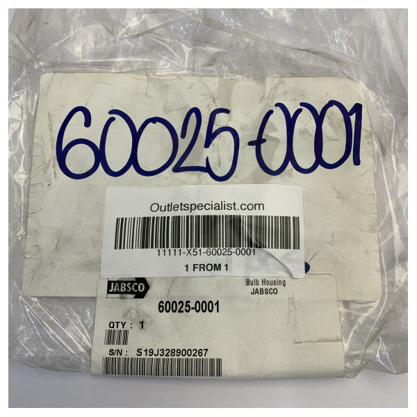 Jabsco 60025-0001 Searchlight Bulb Housing for 60020 Series 