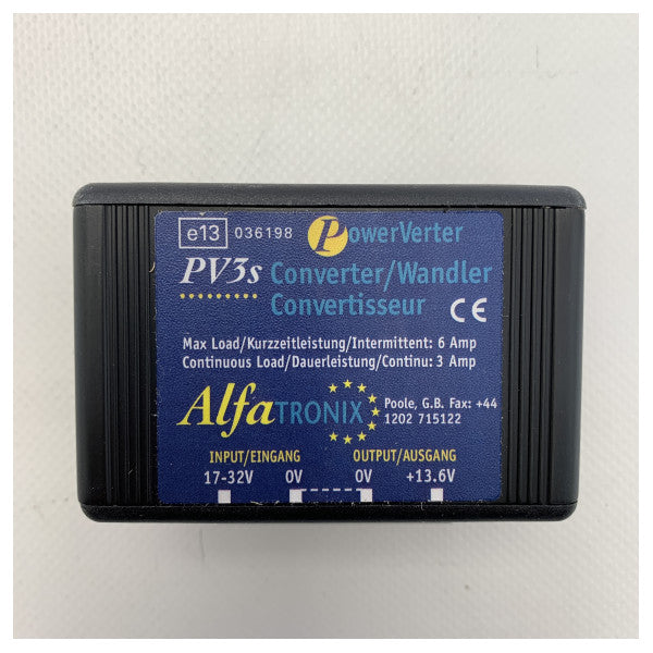 Convertisseur Alfatronix PV3S DC-DC 24 en 12V | 3A