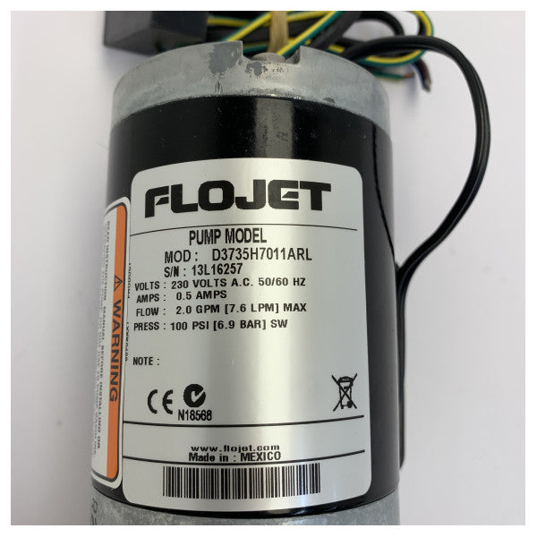 Flojet MPU 230V E/S 3C SW100 7.6LPM Diaphragm Pump - Marine Water Pump 