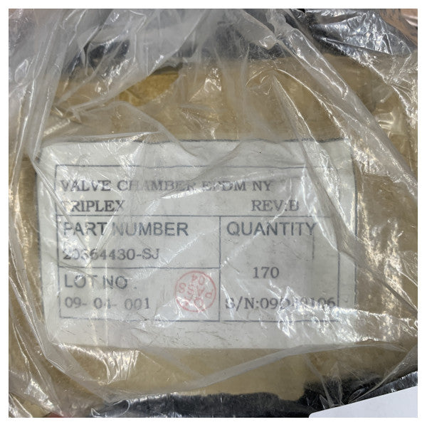 Flojet Triplex Marine Pump Valve Chamber EPDM Nylon - 20364430-SJ 