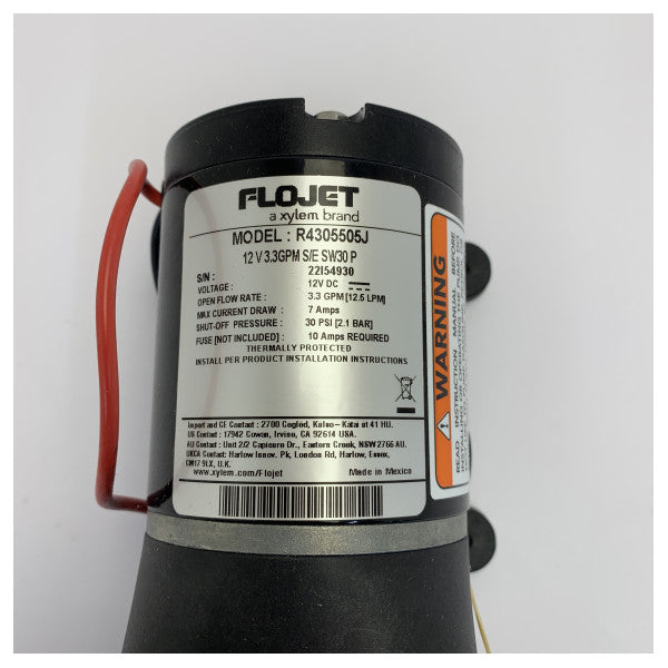 مضخة مياه الشرب Flojet R4305505J - مضخة مياه بحرية 12 فولت للقارب واليخت 