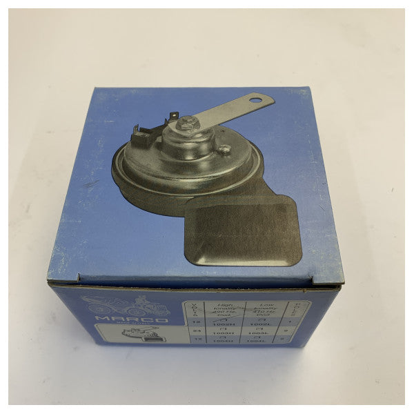 Marco Electric Ship Horn - 12V Single Horn - 01002H