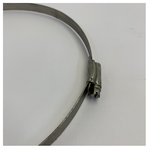 Abrazadera de manguera ABA de acero inoxidable - 200-231 mm - abrazadera de tornillo sinfín Inox 
