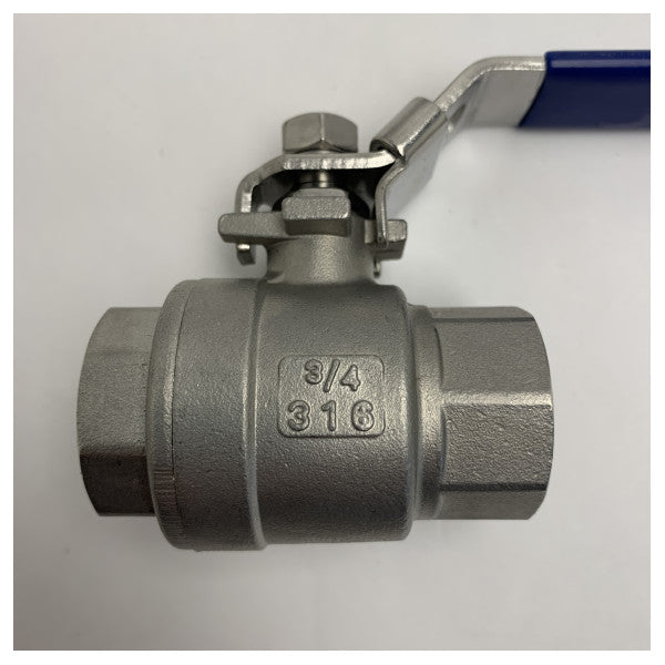 ステンレス鋼ボールバルブ 3/4 インチ 