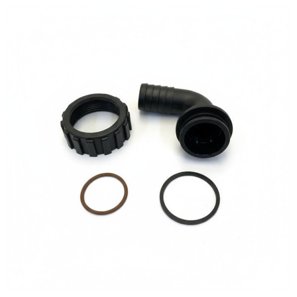 PG2163 Right Angle Hose Fitting Kit - Marine Hose Fitting with O-Rings and Nut