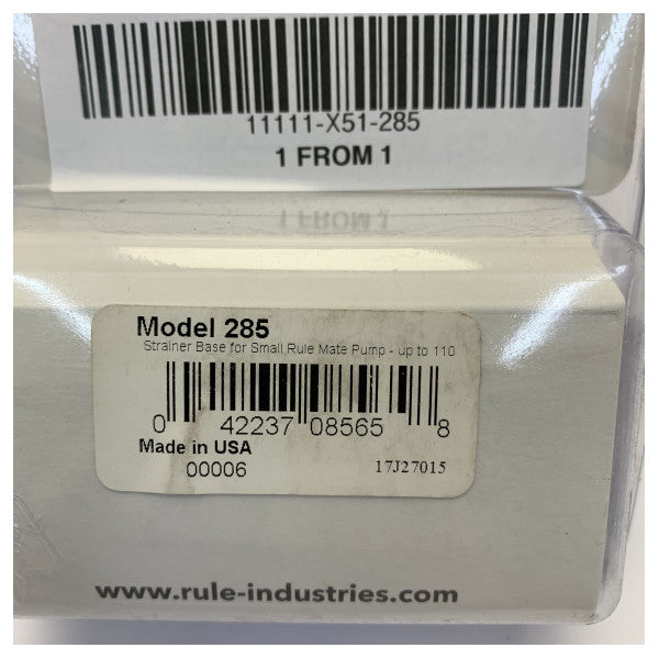 Stopa zamienna Rule Mate 285 do pompy zęzowej 