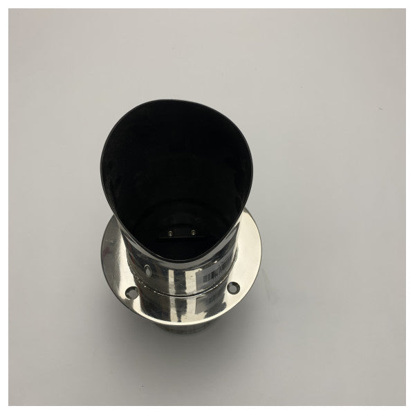 Stainless Steel Transom Thru-Hull Fitting Marine Exhaust Drainage Vent for Boat