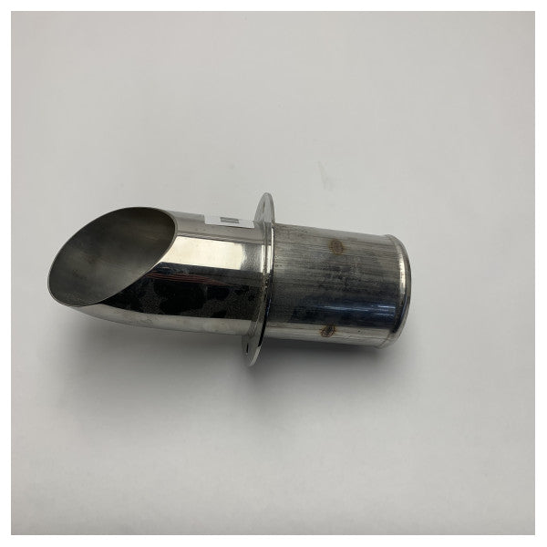Stainless Steel Transom Thru-Hull Fitting Marine Exhaust Drainage Vent for Boat