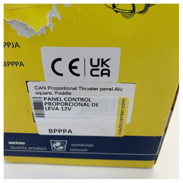Vetus BPPPA CAN Proportional Bow Thruster Control Panel 