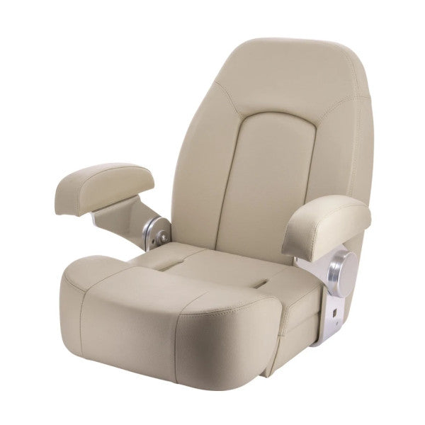 Vetus SEAMAN Siège de barre avec coussin relevable, Skai ivoire clair - CHSEAMC 
