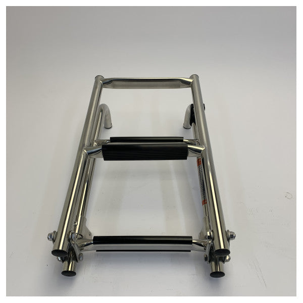 Vetus SLF4A badeleider - rustfritt stål - 4 trinn - sammenleggbar - inkl. monteringssett 