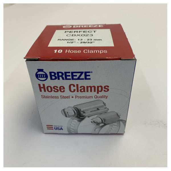 Perfetta fascetta stringitubo W4 in acciaio inox 316 13-23 mm 