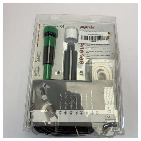Rule iL500PK Slimline Inline and Submersible Pump Set 24V - 1920 L/U