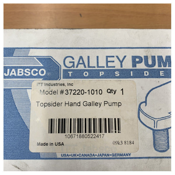 Jabsco 37220-1010 drikkevandspumpe - marine VVS-pumpe 