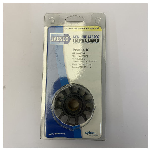 Jabsco 4568-0001-P impellerkit - reservedel til vannpumpe for marinemotor 