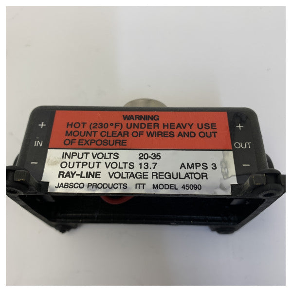 Jabsco 45090-0000 Voltage Regulator - Marine Electrical 