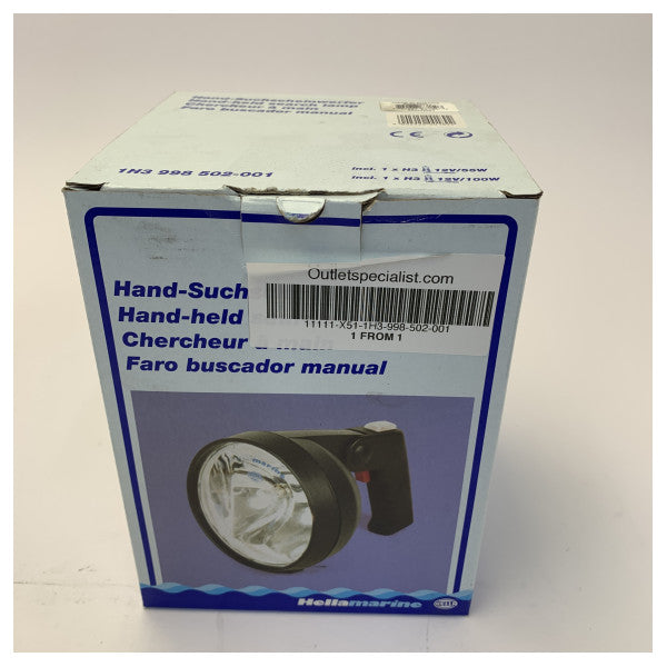 Hella 8502 ハロゲン携帯サーチライト - 12V - 55および100W 