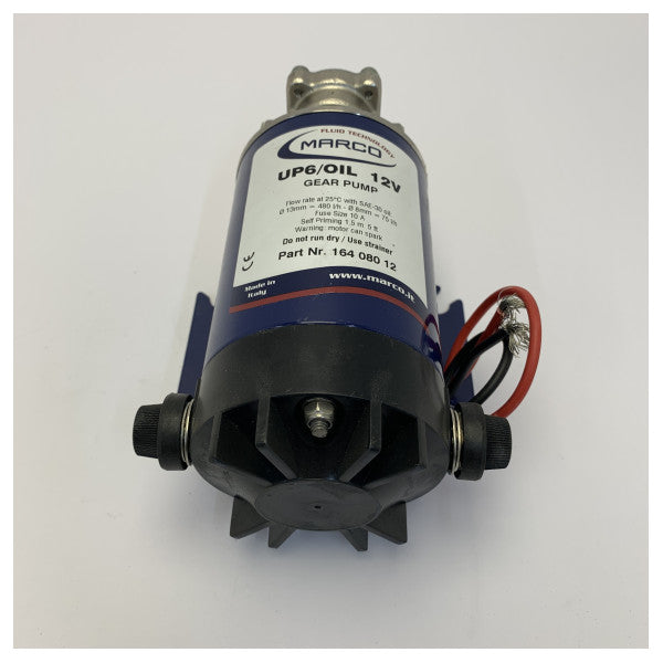 Marco UP6-OIL-12V Self Priming Oil Transfer Pump - 8 l/min - 4 bar - 12V - Brass