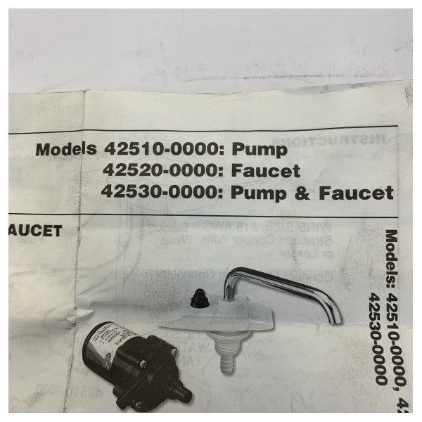 Jabsco PAR-BABY Ηλεκτρική Βρύση 42520-0000 - Θαλάσσια Βρύση Πόσιμου Νερού 