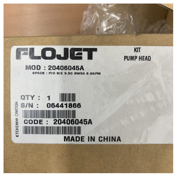 Zestaw do regeneracji głowicy pompy Flojet 20406045A do serii 3526 