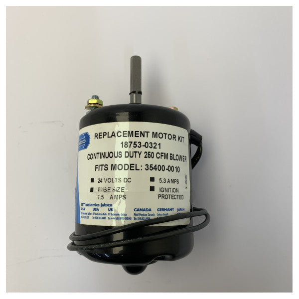 Jabsco 24V marine viftermotor 18753-0321 