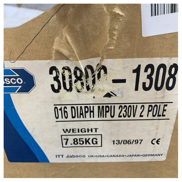 Jabsco PAR-Max 4 marin tryckpump 230V - 30800-1308 