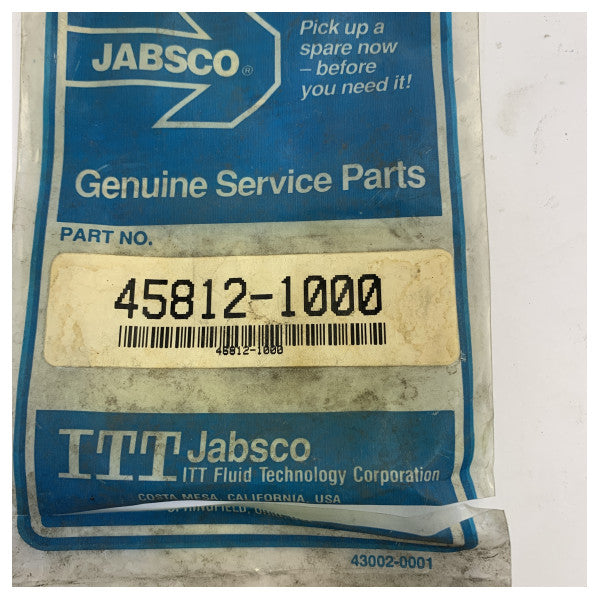 Jabsco 45812-1000 Manuell Pumpventil Packningsset - Marin Pump Reservdelar 