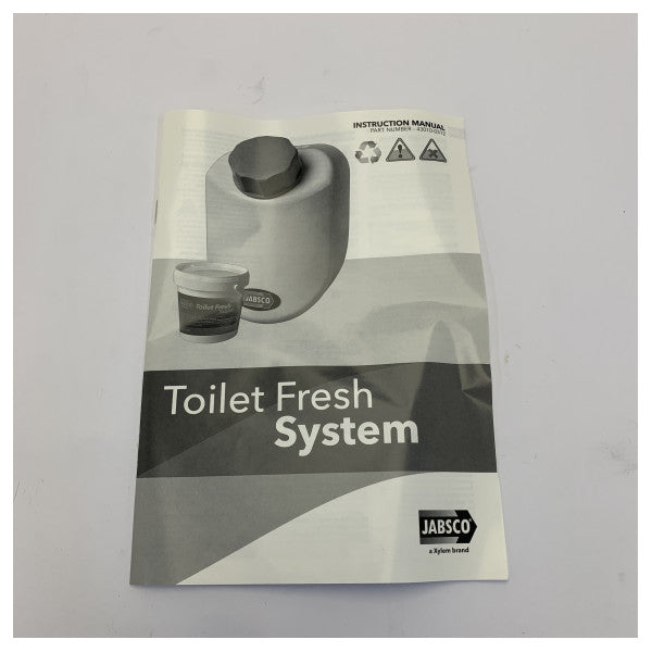 Jabsco - 52620-1000 - WC:n raikastusjärjestelmän säiliö ja tabletit - 