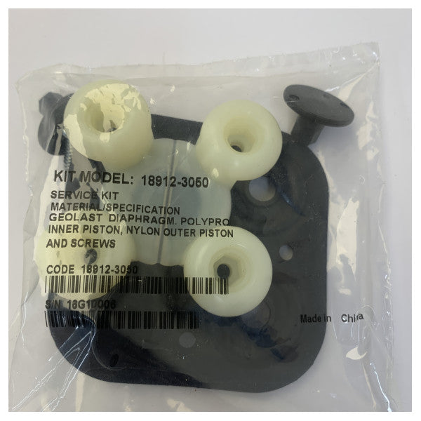 Jabsco 18912-3050 servicekit for membranpumpe til marinebruk 