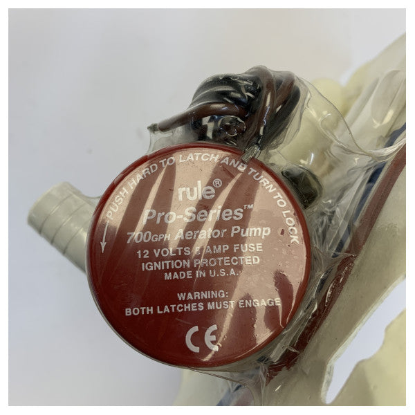 Rule 700 GPH 12V Marine-Aeratorpumpe - Tauchfähige Bilgepumpe 203C 