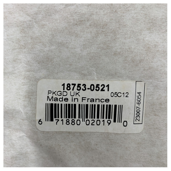 Roulement SKF 18753-0521 - 6204-2RSH/C3WT 