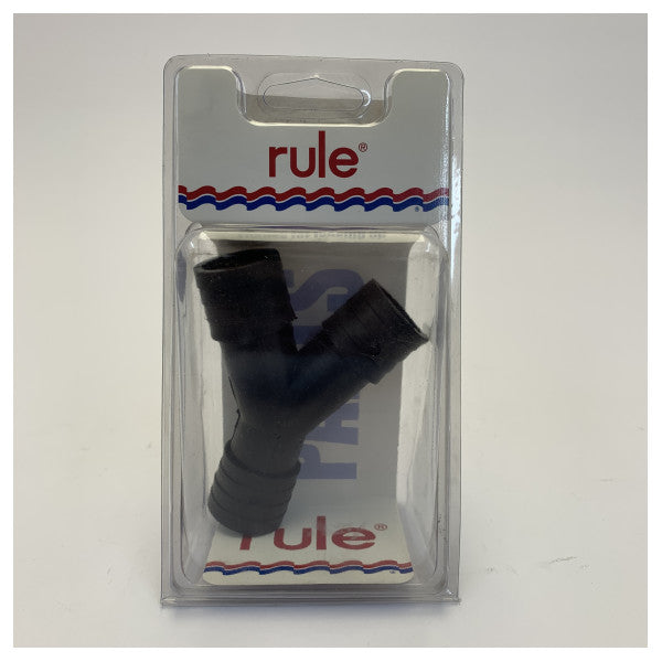 Conector de manguera en Y para válvula Rule 1-1/8inch (29mm) accesorio para bomba de sentina marina - 0558000213 