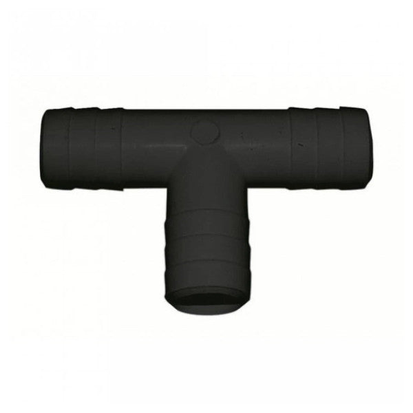 Conector en T para manguera marina Rule 216 de 1-1/8 pulgadas - 29 mm 