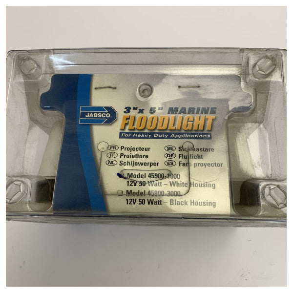 Jabsco 45900-1000 Projetor Marítimo de Busca 5 polegadas 12V Holofote Halogéneo - Novo 