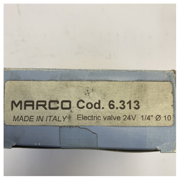 Marco Marine válvula solenoide 24V 1/4inch 10mm 