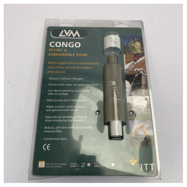 LVM Kongo 111 Undervanns Høytrykkpumpe 12V - LVM111 