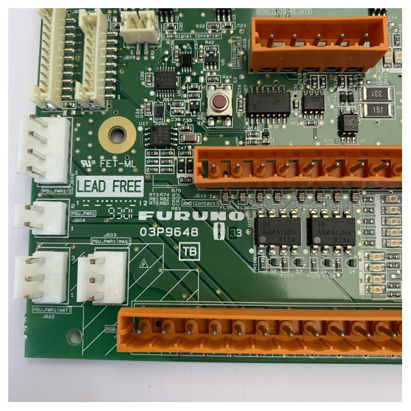 Furuno 03P9648(LF) FAR-22X8 RPU-025用 TB レーダー PCB マリンXバンドレーダー 