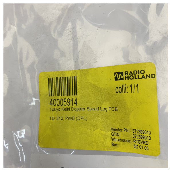 Tokyo Keiki TD-310 Log de velocidad Doppler PCB PWB (DPL) Electrónica marina 