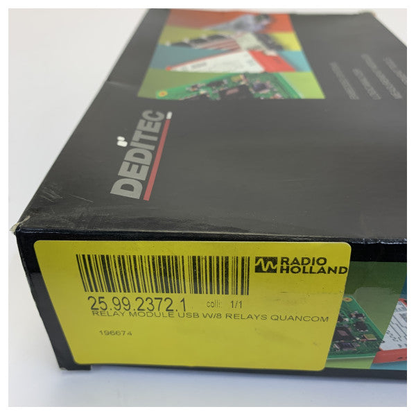 Deditec USB-RELAIS-8_B 8-kanals USB-relæudgangsmodul - nyt 