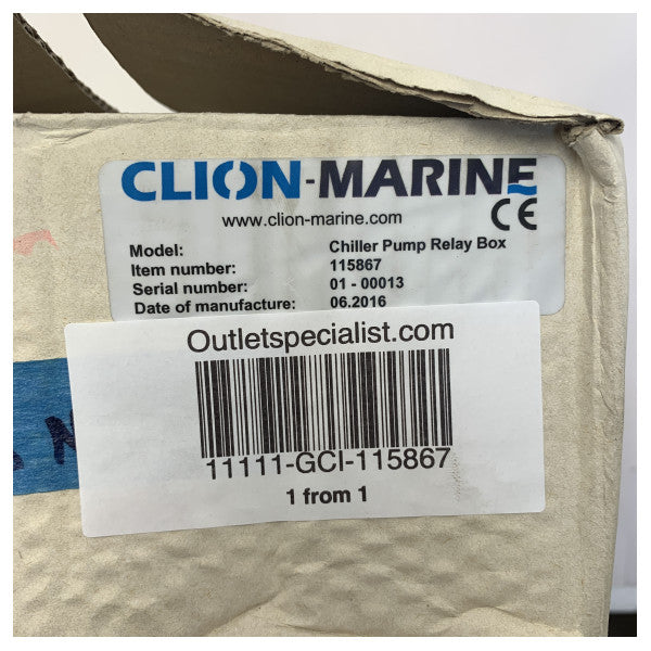 Clion Marine Chiller Pump Relais Box - 115867